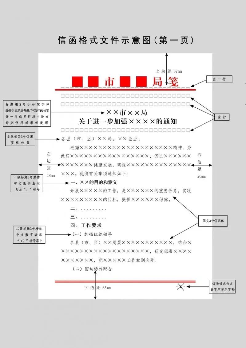 最新公文格式2017